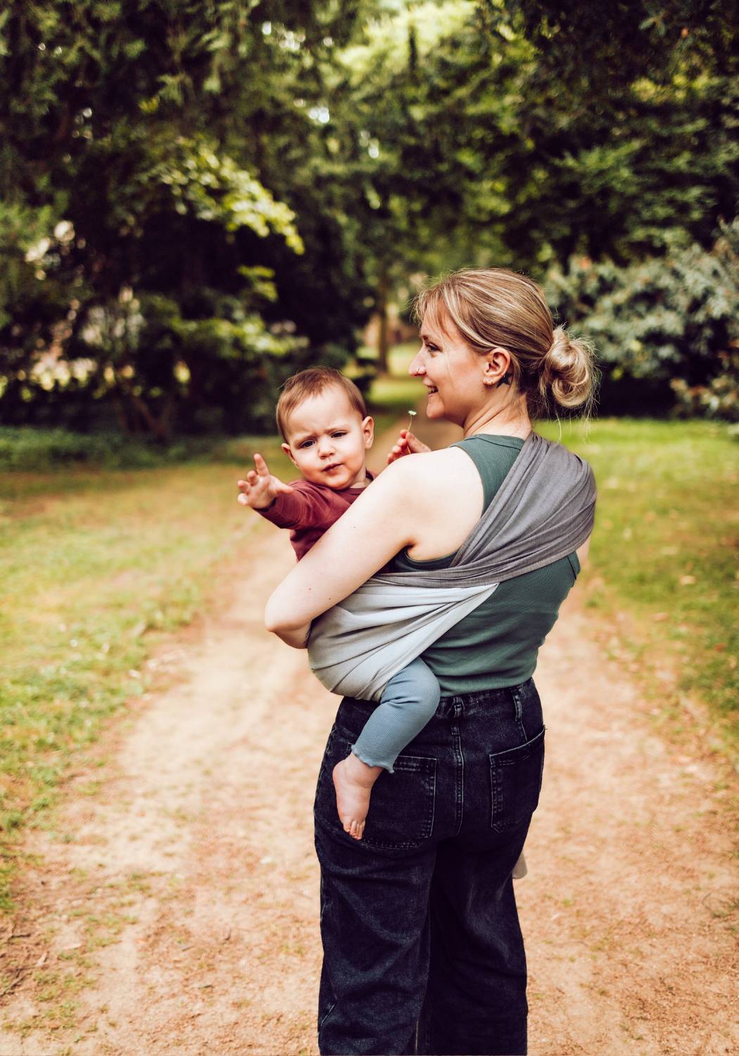 LELIBA Ring Sling Sepia